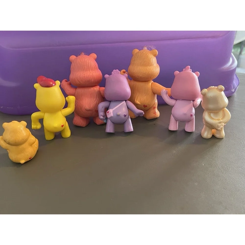 Care Bears Figures Moveable Arms Legs Lot Of 7